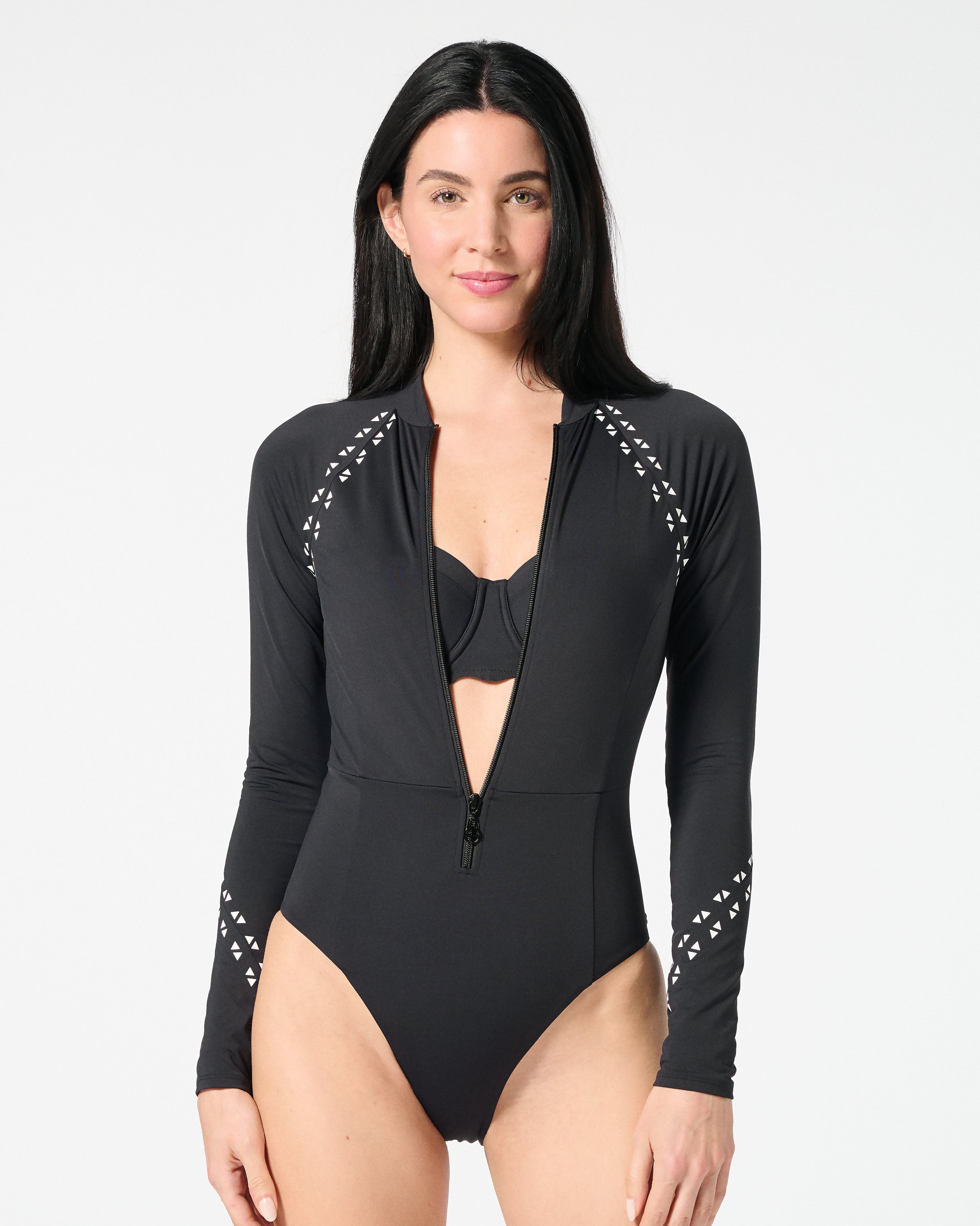 Cora Long Sleeve Swimsuit| Siren + Sage